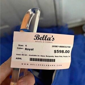 Bella's Royal Blue Dress